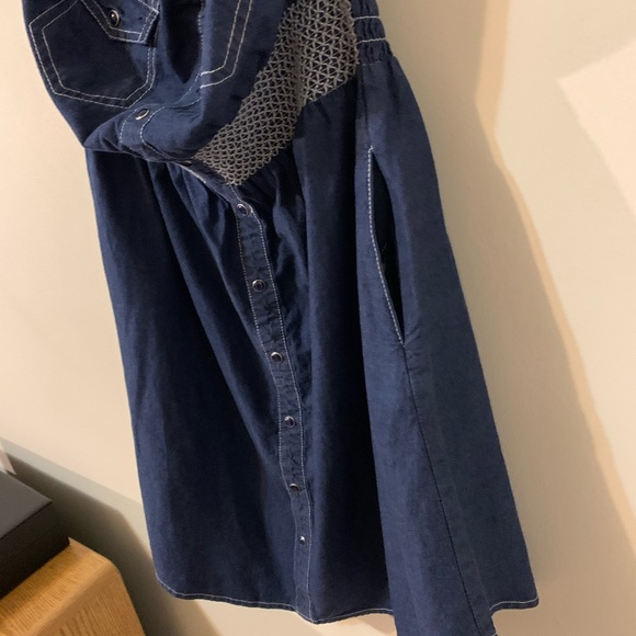 Strapless American Rag Tunic/Top size 0X - Picture 6 of 15